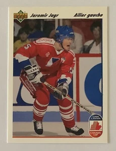 Jaromir JAGR 1991-92 Upper Deck French #20 Team Czechoslovakia Canada Cup - Bild 1 von 3