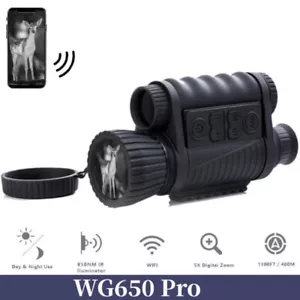 WG650Pro WiFi APP Infrared IR NV Night Vision Telescope Cam Monocular Device New - Picture 1 of 6
