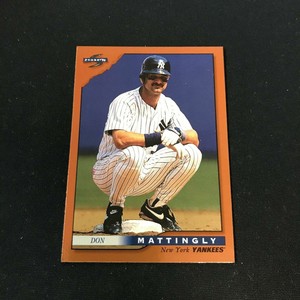1996 Score Dugout Collection DON MATTINGLY #8 New York Yankees *GT07A