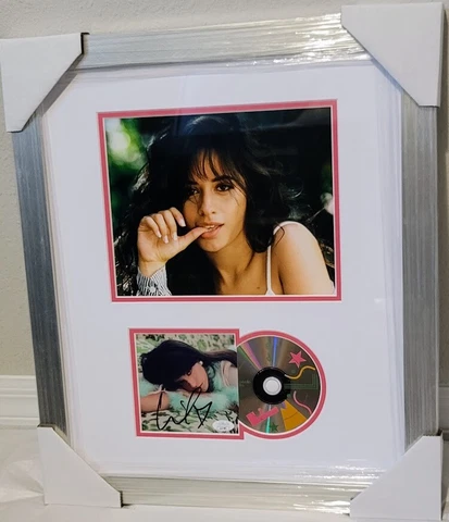 CAMILA CABELLO Signed Autographed Familia CD JSA Framed Cover