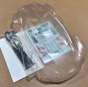 HoBao 1/8 On-Road Clear Body Wing Decals Mask Hyper VT - Picture 1 of 2