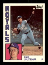 1984 Topps Tiffany #52 Paul Splittorff NM/NM+ Royals 232245