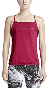 NWT Nike Gym Strappy 2-in-1 Dri Fit  Tank Top Sz M 100% Authentic 682893 607 - Picture 1 of 7