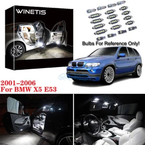 21x White Interior Error Free LED Lights Package Kit For 2001-2006 BMW X5 E53 - Picture 1 of 12