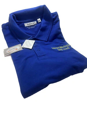 Waterfront Brewery Key West Island Life Men's Blue Embroidered Polo Shirt Size L - Image 1 of 4