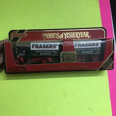 Matchbox Models Of Yesteryear Y-27 1922 Foden  ‘C’ Type Steam Wagon & Trailer - Image 1 of 4