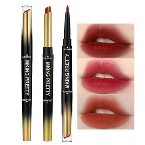 Double head lipstick matte moisturizing lipliner Long lasting makeuX8C9 W21212 - Picture 1 of 21