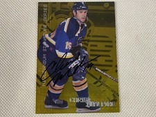 1999-00 BAP Millennium Autographs Gold #207 Chris McAlpine St. Louis Blues