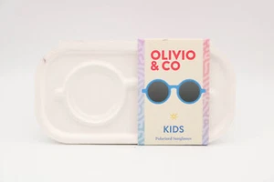 Olivio & Co Es103-E-Lb Reef Blue/Gray Round Polarized Sunglasses 41-18-124 - Picture 1 of 4