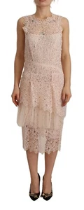 Vestido ERMANNO SCERVINO Funda en Niveles Beige Viscosa Sin Mangas Midi s. S $3100 - Imagen 1 de 10