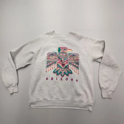 Sudadera De Colección Jerzees Para Mujer Grande Arizona Suroeste Bling Águila Azteca EE. UU. Foto 1 de 4