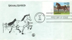 2157 - AMERICAN HORSES - SADDLEBRED - Evanscraft Cachet - Bild 1 von 1
