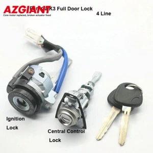 Full Set Car Lock Cylinder Spark Lock Ignition Lock Start BARREL for Kia K3 - Foto 1 di 10