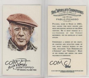 2008 Topps Allen & Ginter's Mini Pablo Picasso #172