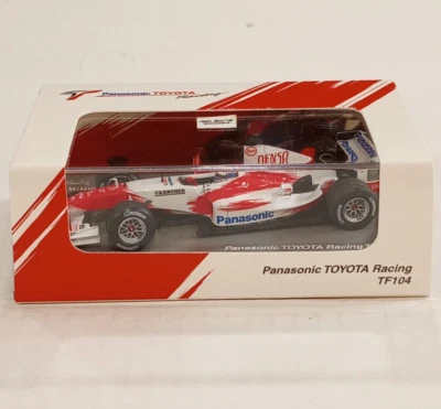 Minichamps 1/43 Panasonic Toyota Racing TF104 O. Panis #17 Diecast Model Car - Image 1 of 4