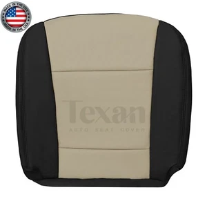 Ford Explorer Eddie Bauer 2008-2010 parte inferior del conductor cubierta de asiento de vinilo tostado/negro - Imagen 1 de 7