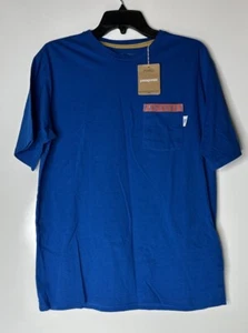 Patagonia Herren Endless Blue Water People Bio Tasche T-Shirt Größe Medium Neu mit Etikett - Bild 1 von 9