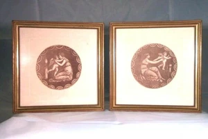 * 2 CADRES MINIATURES AVEC DES ANGELOTS - Imagen 1 de 7