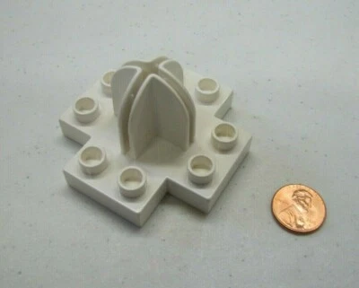 罕见乐高 Duplo 白色人偶支架适用于花园森林仙女剧院专业 — 第 1/4 张图片