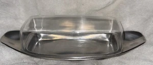 Vintage WMF Cromargan Germany Stainless/ Acrylic Butter Dish MCM EUC A - Picture 1 of 6
