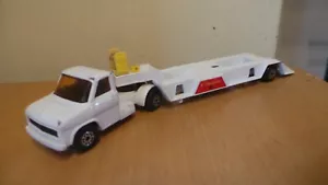 MATCHBOX LESNEY SUPER KINGS K-27 FORD SERIE A EMBASSY BOAT TRANSPORTER INGHILTERRA - Foto 1 di 6
