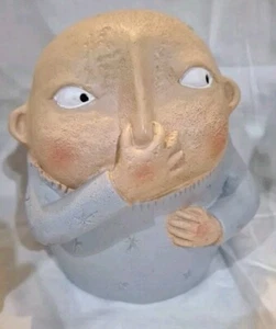 ✨️STINKER BOY- Resin Figurine 6”x5”- Cute & Funny-Perfect in Bathroom- NEW✨️ - Picture 1 of 6