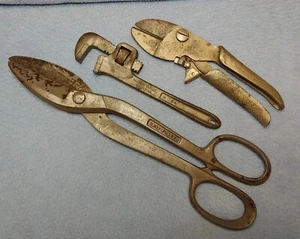 My Estate Sale! Collection Of Old Tools-Sheet Metal Shears, Adjustable Wrench+ - Picture 1 of 14