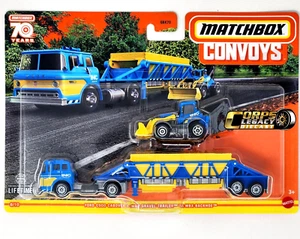 Matchbox Convoys 2024: Ford C900 Cabover & MBX Gravel Trailer with MBX Backhoe - Picture 1 of 3