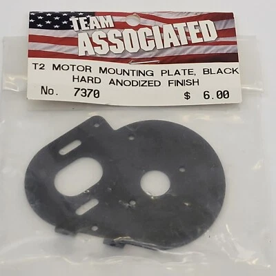 Placa de montaje del motor Associated 7370 T2, acabado anodizado duro negro RC10T2 Reedy Foto 1 de 4