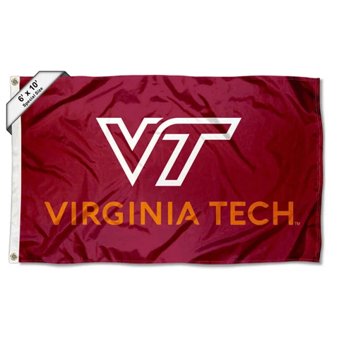VA Tech Hokies 6' x 10' Large Flag Cover