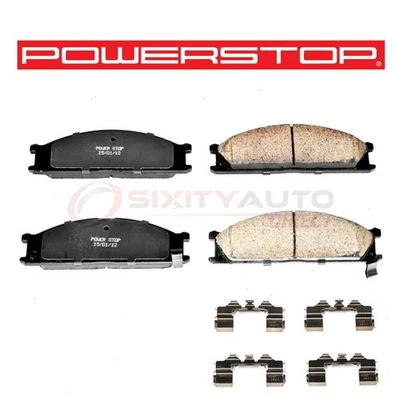 PowerStop Front Disc Brake Pad & Hardware Kit for 1987-1995 Nissan si Foto 1 de 4