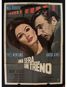 Manifest Eine Nacht Ein Zug Yves Montand Anouk Aimée A382 - Bild 1 von 1