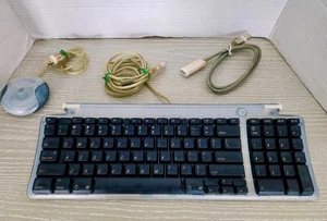 Apple USB Keyboard M2452 + Apple USB Mouse M4848 Set Graphite Tested 1999 - Picture 1 of 9