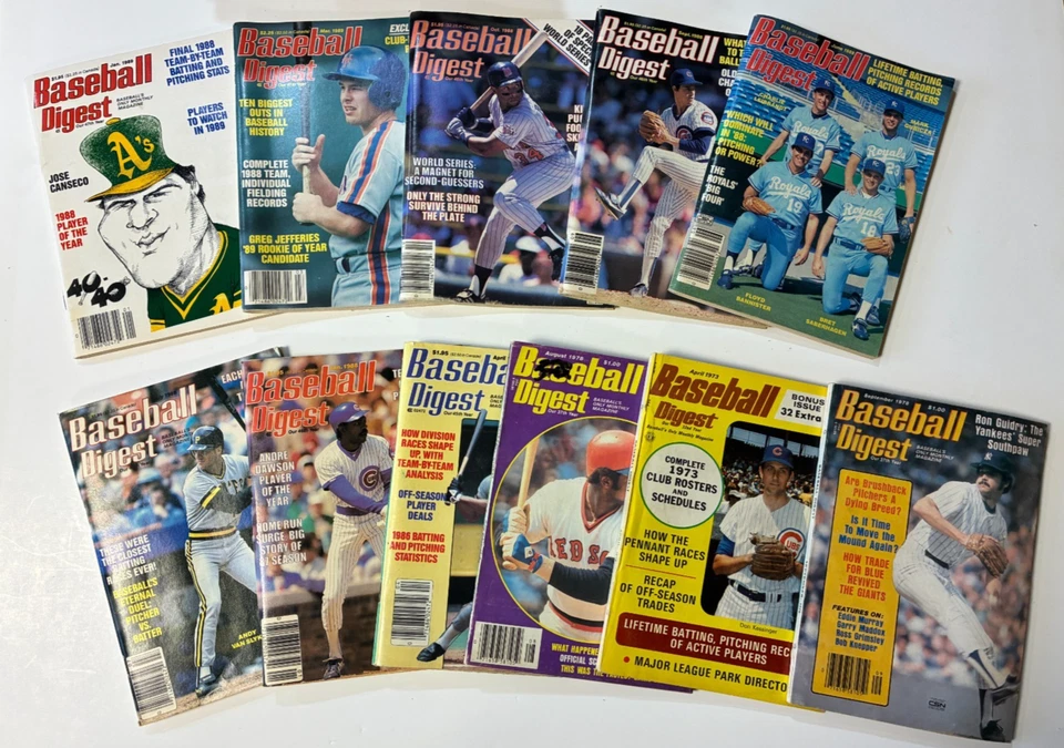 Baseball Digest LOT July 1987 & July 1988 Mike Witt & Andy Van Slyke - Image 1 of 4