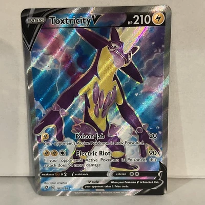Toxtricity V (Full Art) 182/192 Pokemon SWSH02: Rebel Clash  Ultra Rare NM - Image 1 of 2