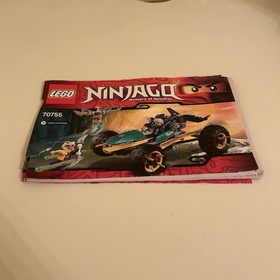 LEGO NINJAGO Masters of Spinjitzu 70755: Jungle Raider Original MANUAL ONLY