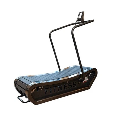 Gymkit The Curv. Curved Treadmill Manual Running Machine with Monitor - Image 1 of 4
