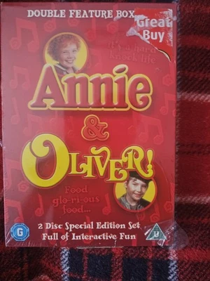 Oliver and Annie Boxset DVD Pal New And Sealed Wrapping Torn At Bottom - Image 1 of 3