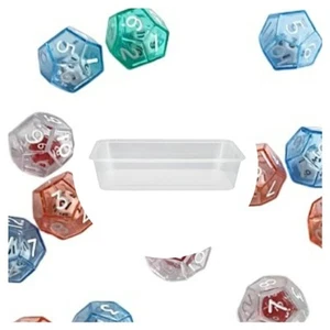 Set of 8 Polyhedra Double Dice 12 Face Maths Games Teacher Resources Education - Picture 1 of 3