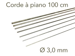 ALBION ALLOYS Corde à piano acier longueur 1 mètre Ø 3.0mm - Albion - Imagen 1 de 1