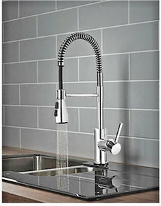 BestDeal⭐WATERSMITH⭐Heritage Saville Pull-Out Mixer⭐Kitchen Mixer Tap⭐Chrome⭐New - Afbeelding 1 van 10