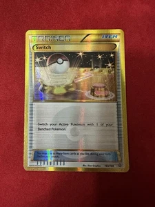 Pokemon XY - Primal Clash Switch (163 Secret Rare) (SR) #163 (Holo) VG- - Picture 1 of 4