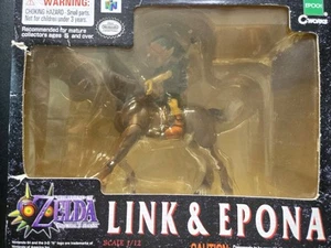 Legend of Zelda Majoras Mask 1/12 Link and Epona Deluxe Box Set 2001 Epoch - Picture 1 of 17