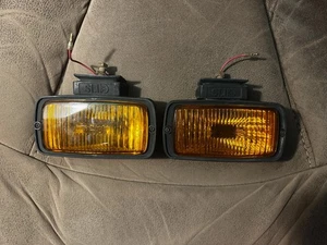 INTERLIGHT IL 200 210 230 ORANGE FOG LIGHTS VINTAGE ARIS SAE-Y-81 - Picture 1 of 17