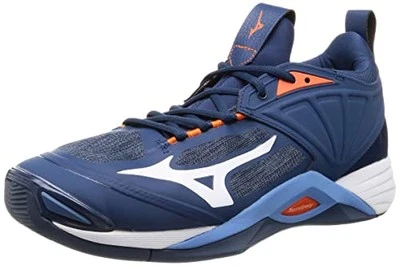 Mizuno Volleyball Shoes WAVE MOMENTUM 2 V1GA2112 Navy x White x Blue 31cm US13 - Image 1 of 4