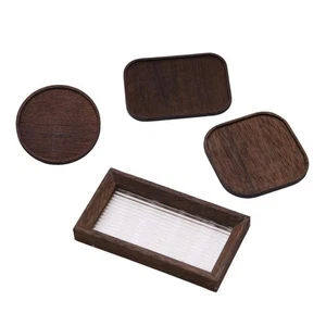 4Pcs Dollhouse Accessories Miniature Food Trays for Micro Landscape Decor - Picture 1 of 5