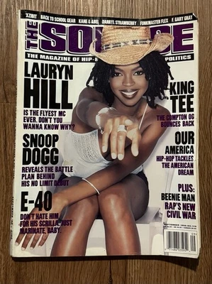Lauryn Hill The Source Magazine Sept. 1998 #108 AS IS Snoop - Image 1 of 4