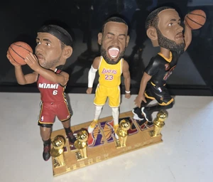 Foco LeBron James Los Angeles Lakers Miami Heat Cleveland 4x Champion Bobblehead - Picture 1 of 23