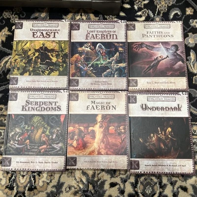 Лот из 6 книг Forgotten Realms Dungeons And Dragons. Must See! D&D 🔥 - Изображение 1 из 4