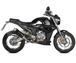 Scarico Completo Storm by Mivv Gp acciaio Nero per Zontes ZT 125 G1 2021 - Imagen 1 de 3